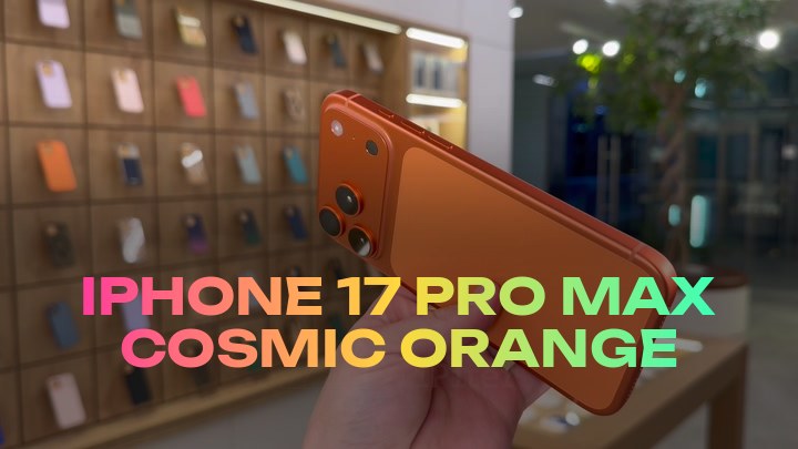 iPhone 17 Pro Max Cosmic Orange