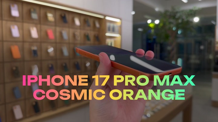 iPhone 17 Pro Max Cosmic Orange