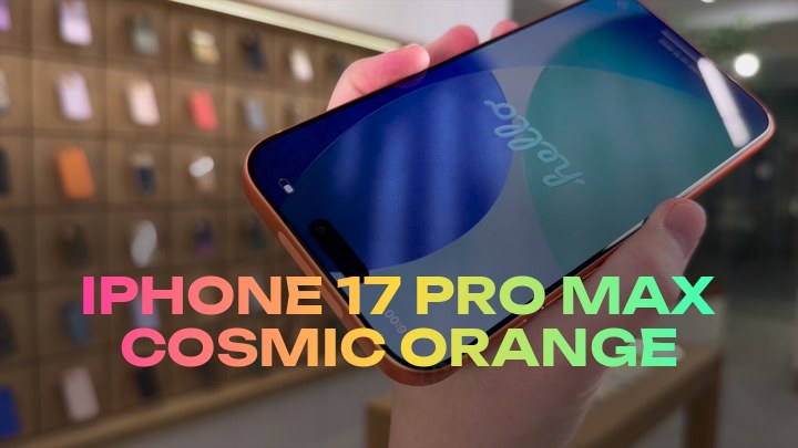 iPhone 17 Pro Max Cosmic Orange