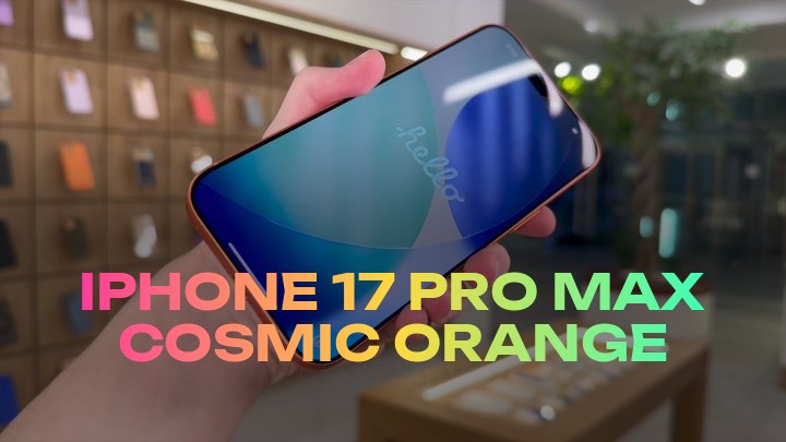 iPhone 17 Pro Max Cosmic Orange