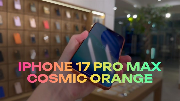 iPhone 17 Pro Max Cosmic Orange