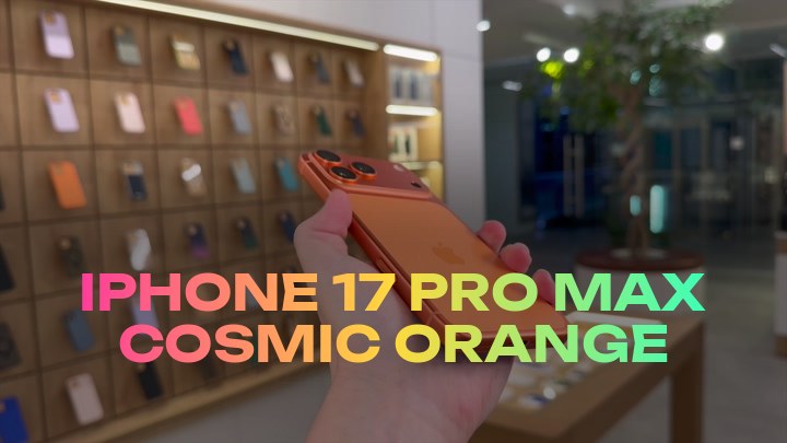 iPhone 17 Pro Max Cosmic Orange
