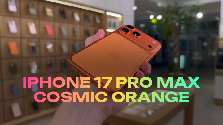 iPhone 17 Pro Max Cosmic Orange